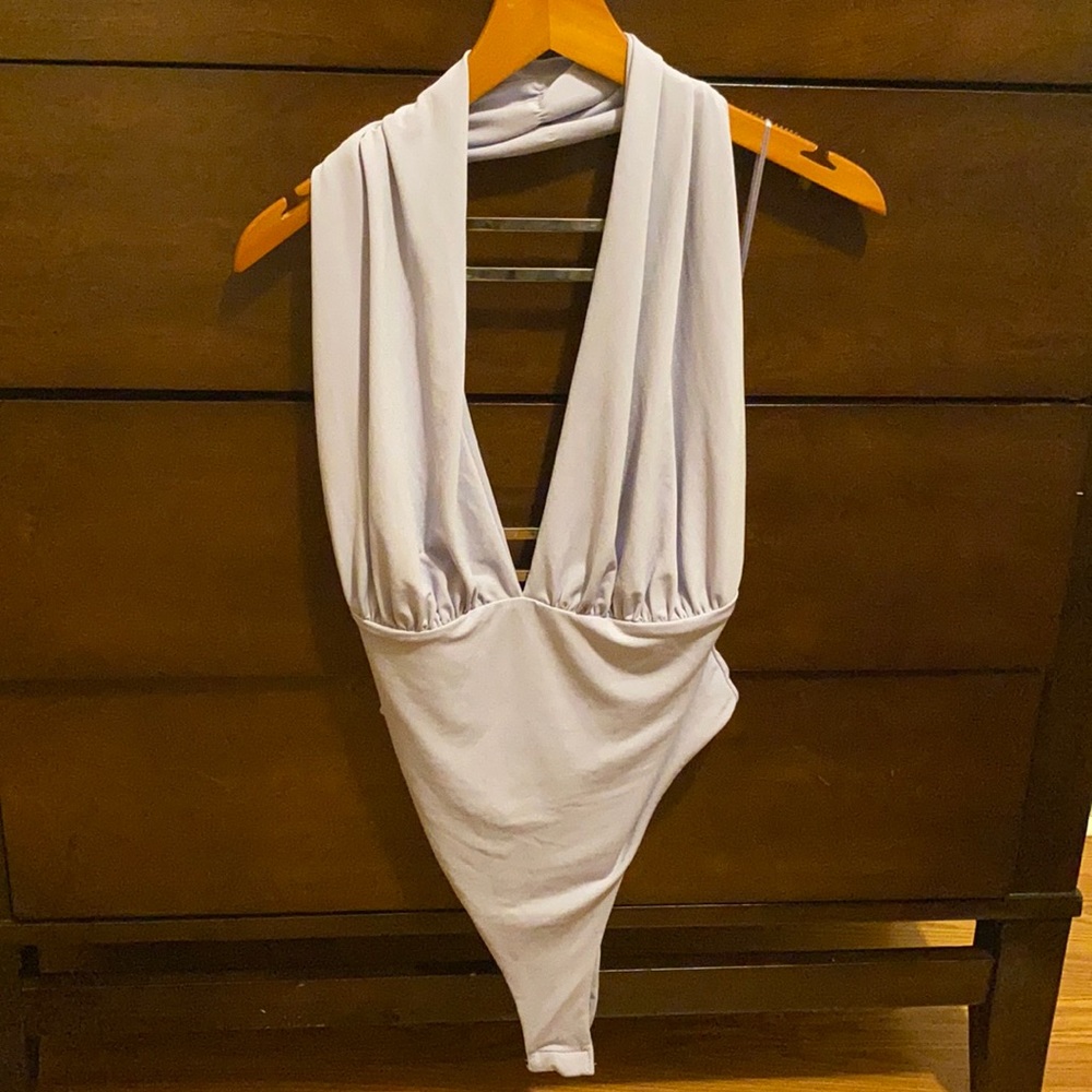 Lavender body suit size large